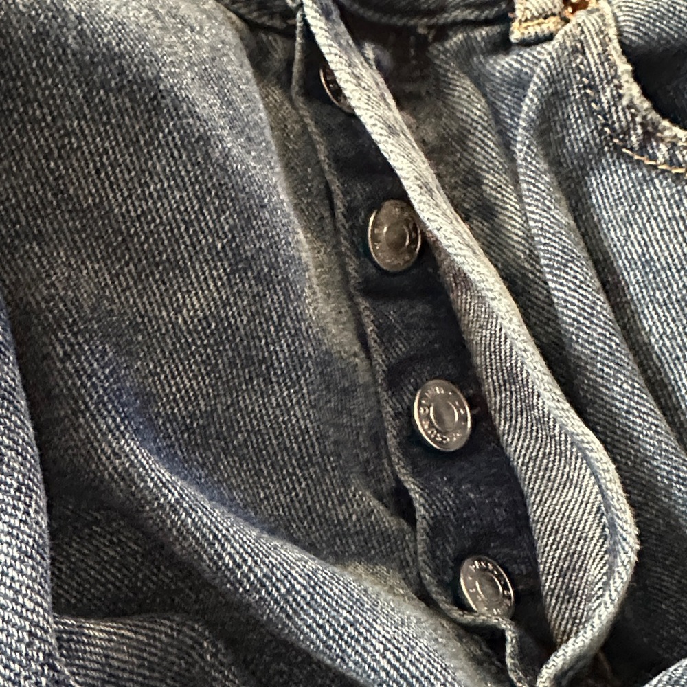 PacSun Ultra High Rise Slim Button Fly Ripped Jeans 27 - Picture 8 of 8